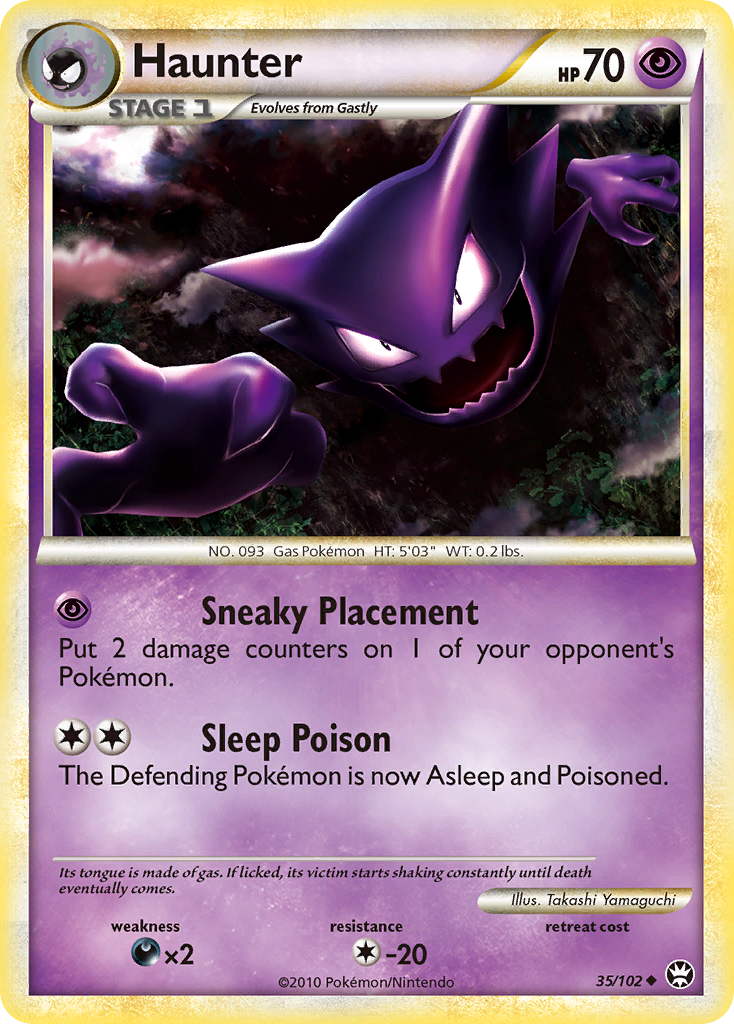 Haunter (35/102) [HeartGold & SoulSilver: Triumphant] - The Mythic Store | 24h Order Processing