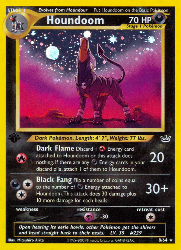 Houndoom (8/64) [Neo Revelation 1st Edition] - The Mythic Store | 24h Order Processing