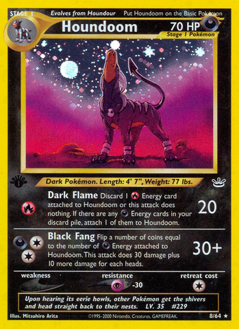 Houndoom (8/64) [Neo Revelation 1st Edition] - The Mythic Store | 24h Order Processing