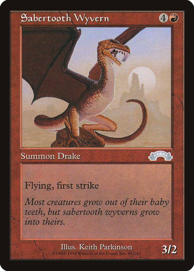 Sabertooth Wyvern [Exodus] - The Mythic Store | 24h Order Processing
