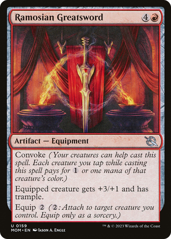 Ramosian Greatsword [March of the Machine] - The Mythic Store | 24h Order Processing