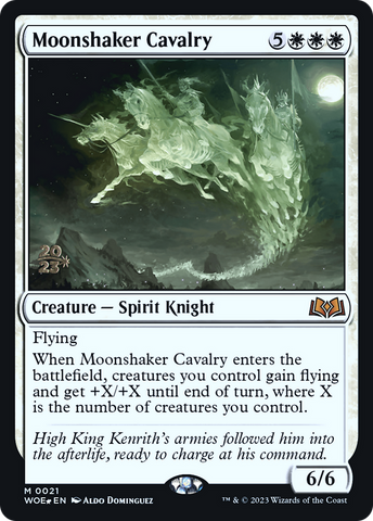 Moonshaker Cavalry [Wilds of Eldraine Prerelease Promos] - The Mythic Store | 24h Order Processing