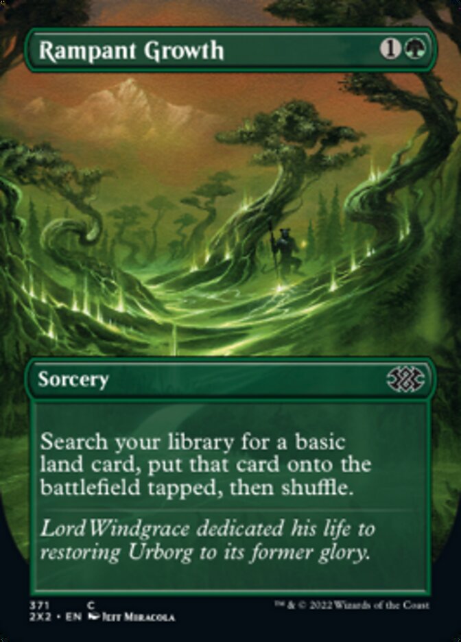 Rampant Growth (Borderless Alternate Art) [Double Masters 2022] - The Mythic Store | 24h Order Processing