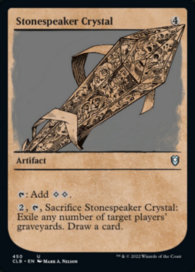 Stonespeaker Crystal (Showcase) [Commander Legends: Battle for Baldur's Gate] - The Mythic Store | 24h Order Processing