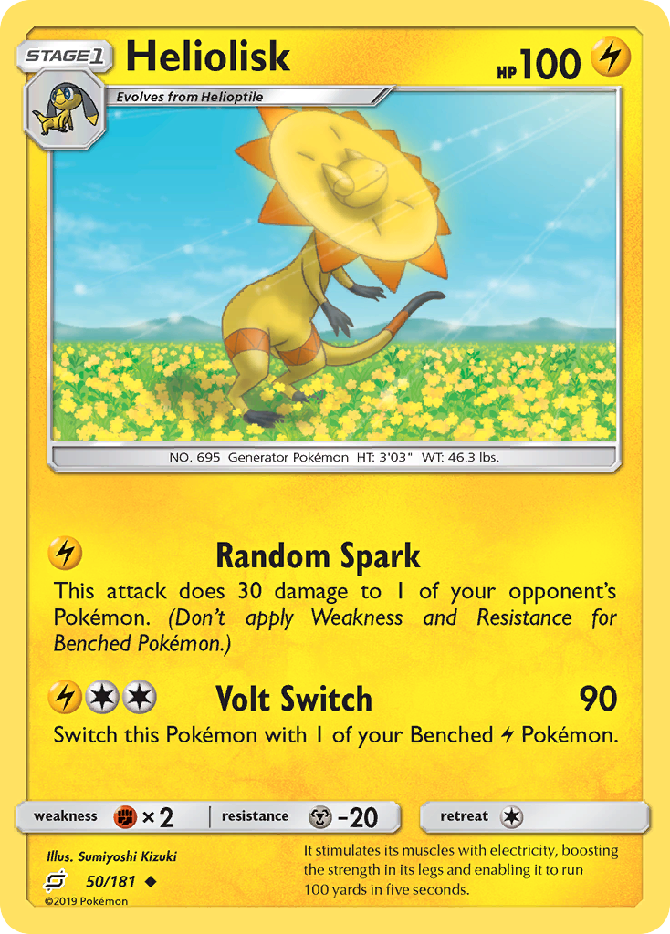 Heliolisk (50/181) [Sun & Moon: Team Up] - The Mythic Store | 24h Order Processing