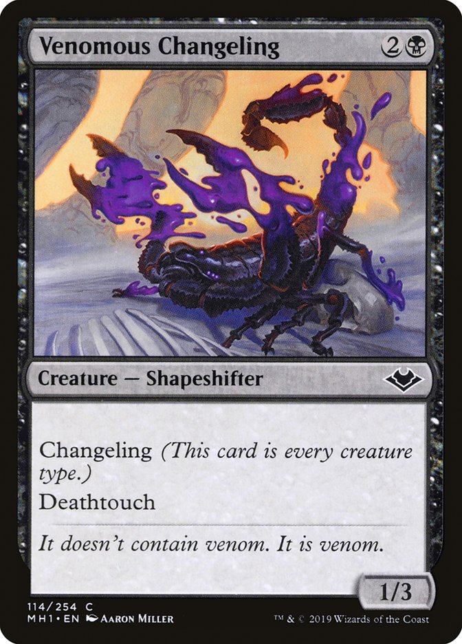 Venomous Changeling [Modern Horizons] - The Mythic Store | 24h Order Processing