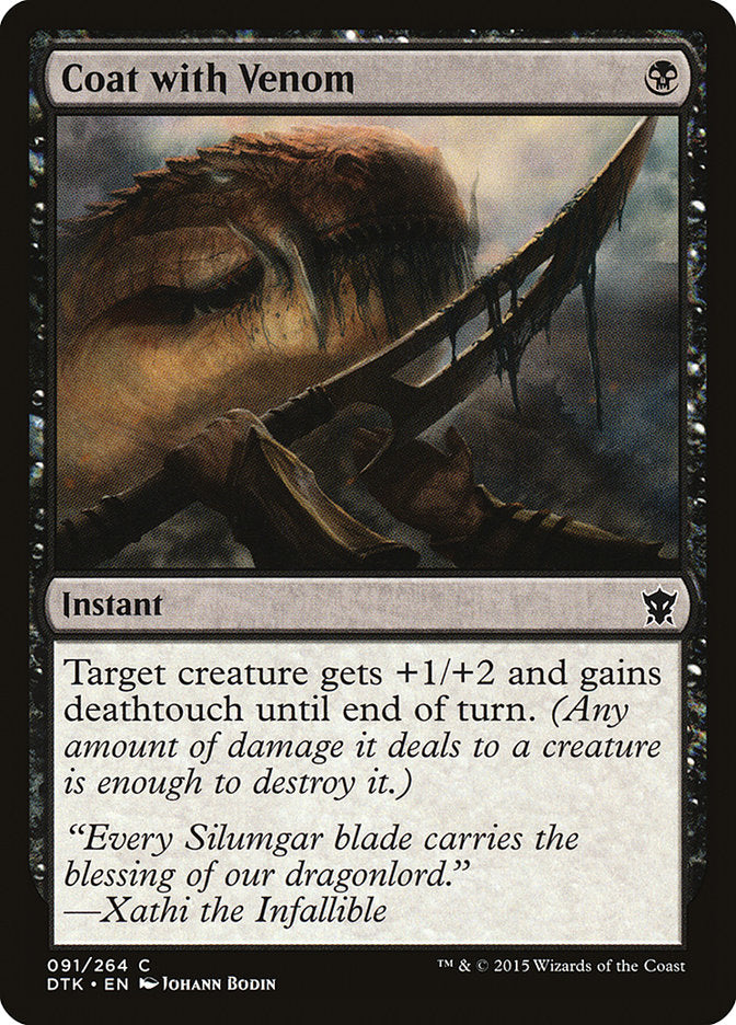 Coat with Venom [Dragons of Tarkir] - The Mythic Store | 24h Order Processing