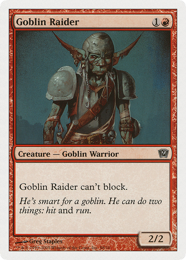 Goblin Raider [Ninth Edition] - The Mythic Store | 24h Order Processing