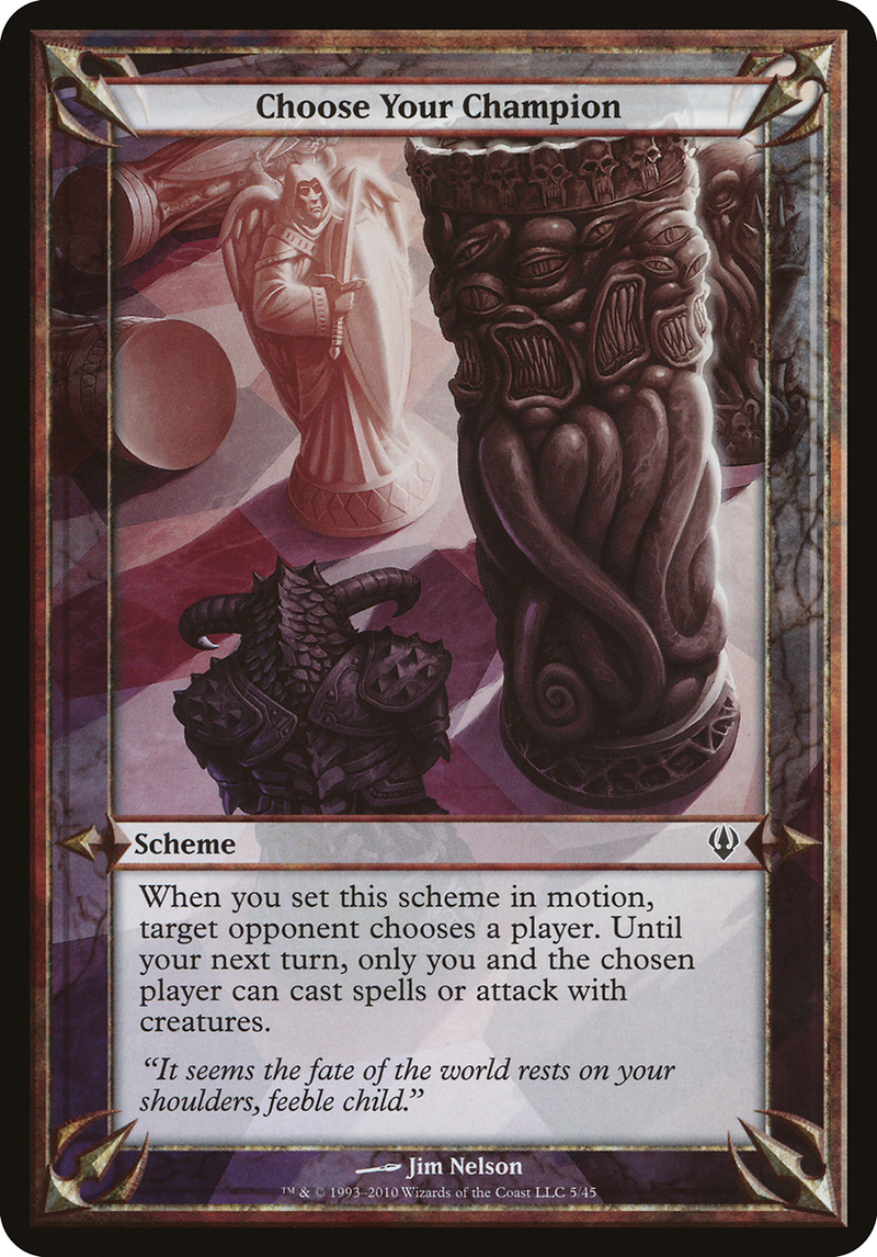 Choose Your Champion (Schemes) [Archenemy Schemes] - The Mythic Store | 24h Order Processing