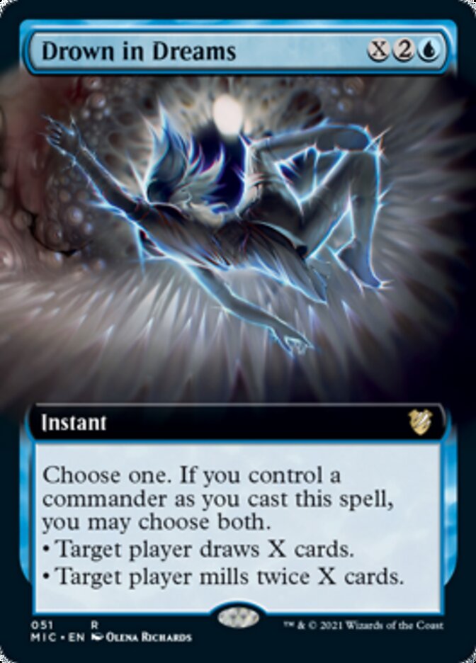 Drown in Dreams (Extended Art) [Innistrad: Midnight Hunt Commander] - The Mythic Store | 24h Order Processing