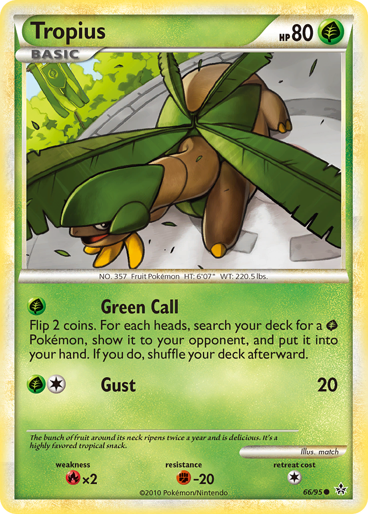 Tropius (66/95) [HeartGold & SoulSilver: Unleashed] - The Mythic Store | 24h Order Processing