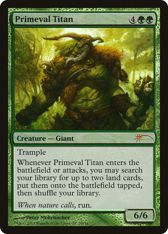 Primeval Titan (Grand Prix) [Grand Prix Promos] - The Mythic Store | 24h Order Processing