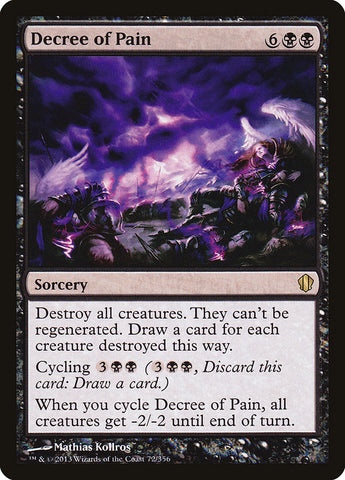 Decree of Pain [Commander 2013] - The Mythic Store | 24h Order Processing