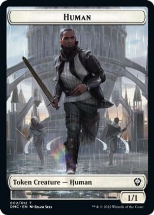 Human // Snake Double-Sided Token [Dominaria United Commander Tokens] - The Mythic Store | 24h Order Processing