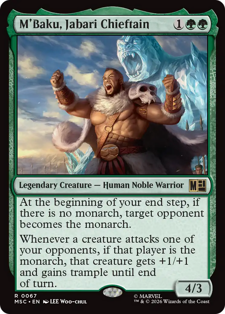 M'Baku, Jabari Chieftain [Marvel Super Heroes Commander] - The Mythic Store | 24h Order Processing