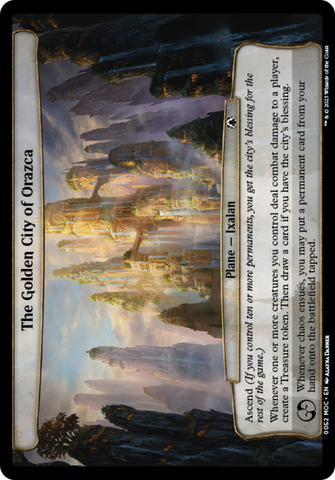 The Golden City of Orazca [March of the Machine Commander] - The Mythic Store | 24h Order Processing