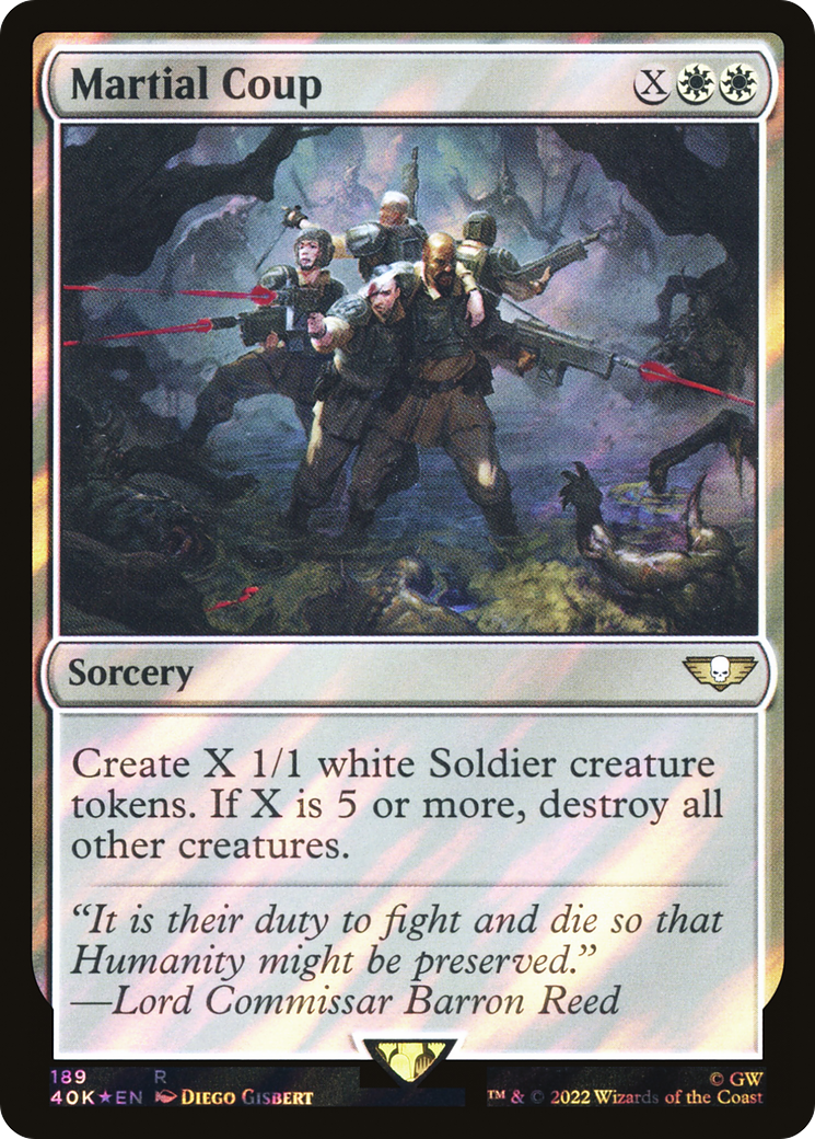 Martial Coup (Surge Foil) [Warhammer 40,000] - The Mythic Store | 24h Order Processing