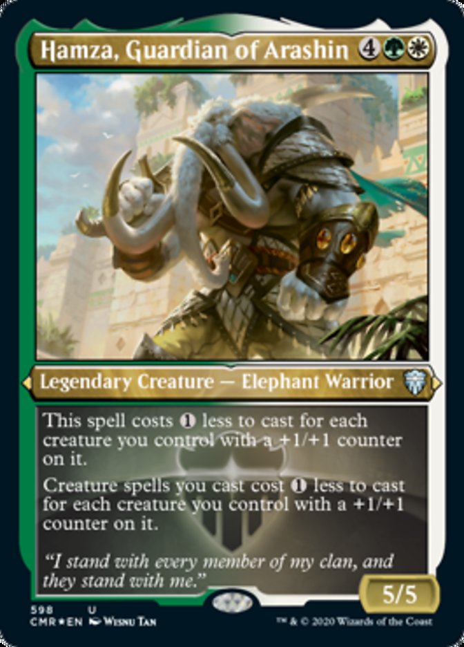Hamza, Guardian of Arashin (Etched) [Commander Legends] - The Mythic Store | 24h Order Processing