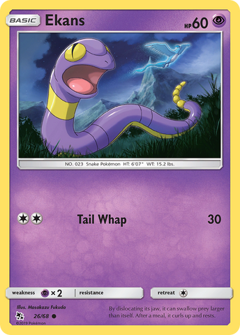 Ekans (26/68) [Sun & Moon: Hidden Fates] - The Mythic Store | 24h Order Processing