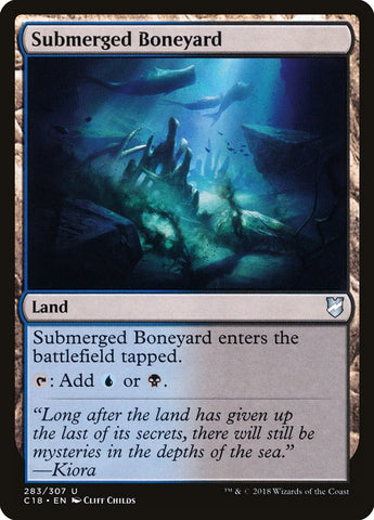 Submerged Boneyard [Commander 2018] - The Mythic Store | 24h Order Processing