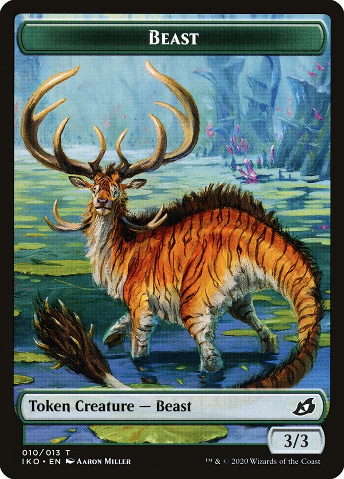 Beast Token [Ikoria: Lair of Behemoths Tokens] - The Mythic Store | 24h Order Processing