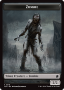 Faerie // Zombie Double-Sided Token [Foundations Tokens] - The Mythic Store | 24h Order Processing