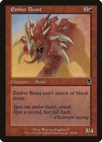 Ember Beast [Odyssey] - The Mythic Store | 24h Order Processing