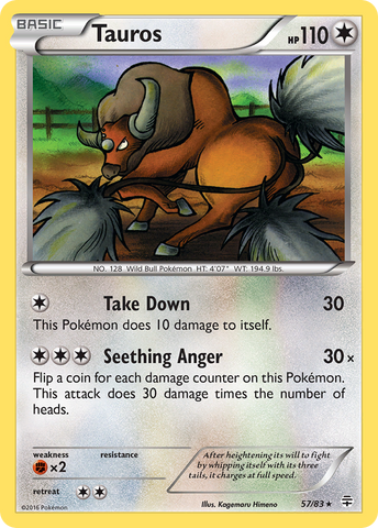Tauros (57/83) [XY: Generations] - The Mythic Store | 24h Order Processing