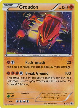 Groudon (XY52) (Jumbo Card) [XY: Black Star Promos] - The Mythic Store | 24h Order Processing