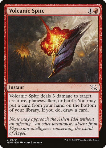 Volcanic Spite [March of the Machine] - The Mythic Store | 24h Order Processing