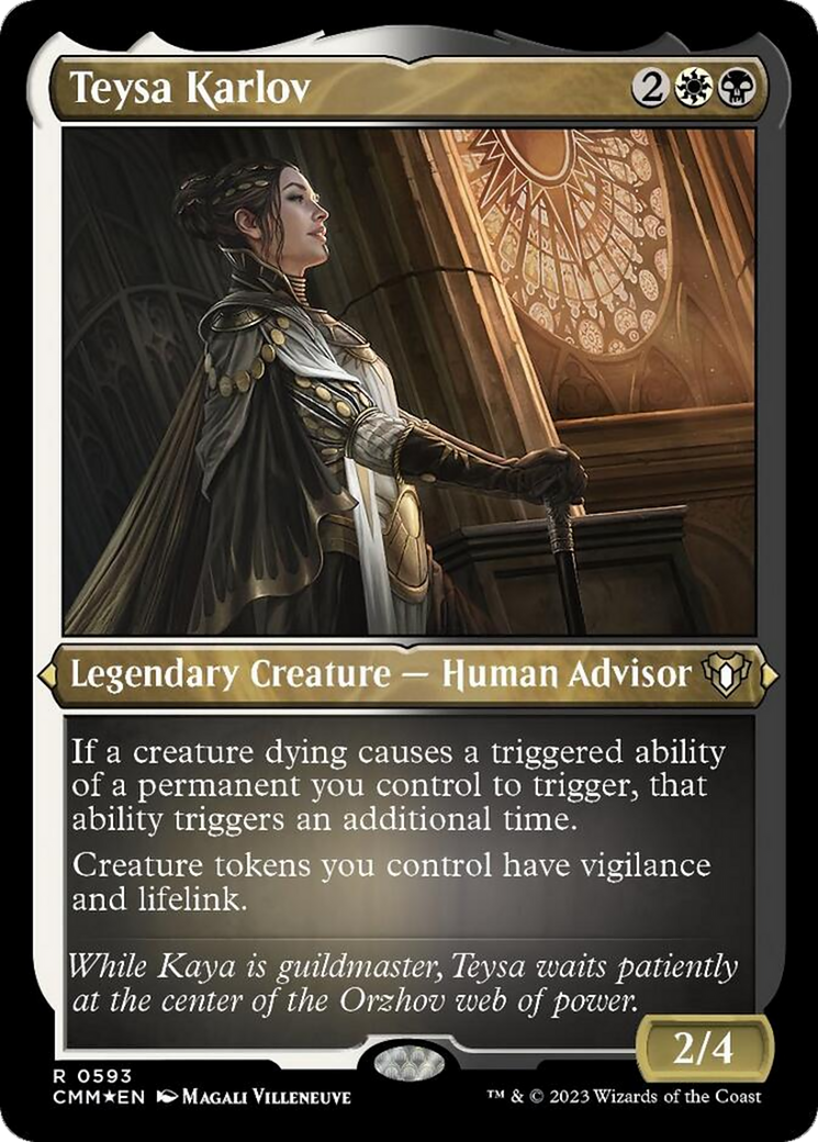 Teysa Karlov (Foil Etched) [Commander Masters] - The Mythic Store | 24h Order Processing