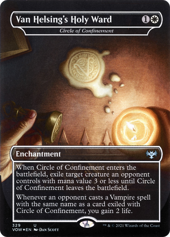 Circle of Confinement - Van Helsing's Holy Ward [Innistrad: Crimson Vow] - The Mythic Store | 24h Order Processing