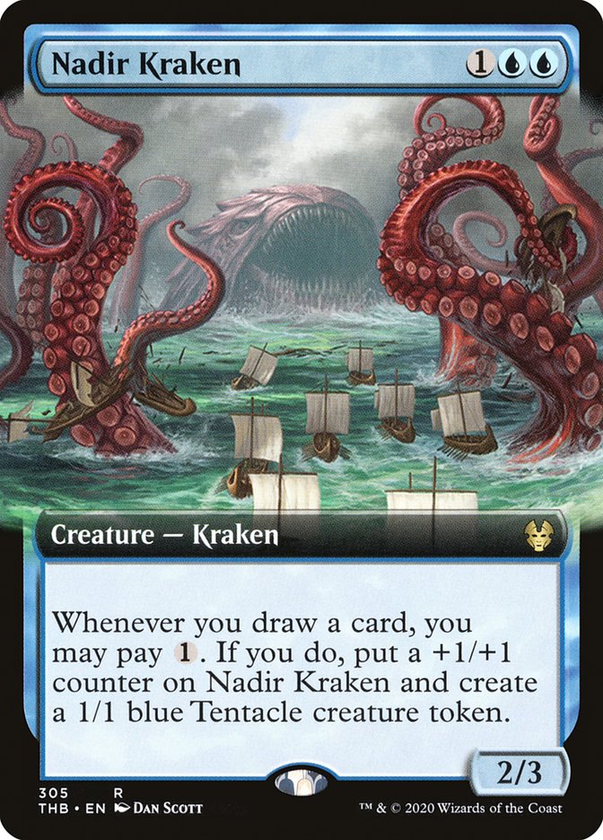 Nadir Kraken (Extended Art) [Theros Beyond Death] - The Mythic Store | 24h Order Processing