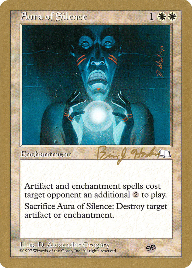 Aura of Silence (Brian Hacker) (SB) [World Championship Decks 1998] - The Mythic Store | 24h Order Processing