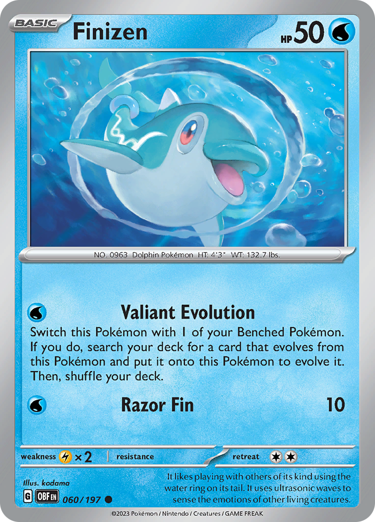 Finizen (060/197) [Scarlet & Violet: Obsidian Flames] - The Mythic Store | 24h Order Processing