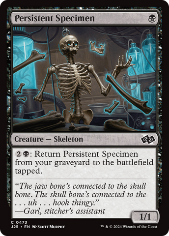 Persistent Specimen [Foundations Jumpstart] - The Mythic Store | 24h Order Processing