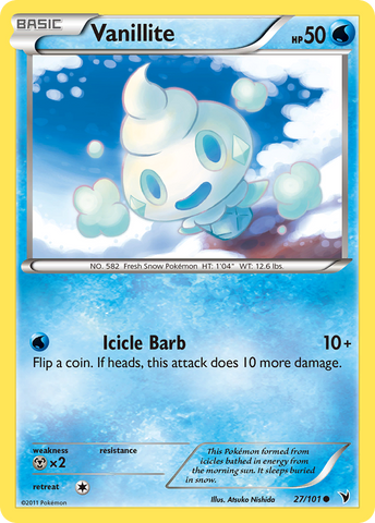 Vanillite (27/101) [Black & White: Noble Victories] - The Mythic Store | 24h Order Processing
