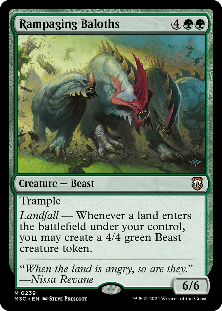 Rampaging Baloths (Ripple Foil) [Modern Horizons 3 Commander] - The Mythic Store | 24h Order Processing