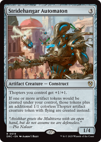 Stridehangar Automaton [Aetherdrift Commander] - The Mythic Store | 24h Order Processing