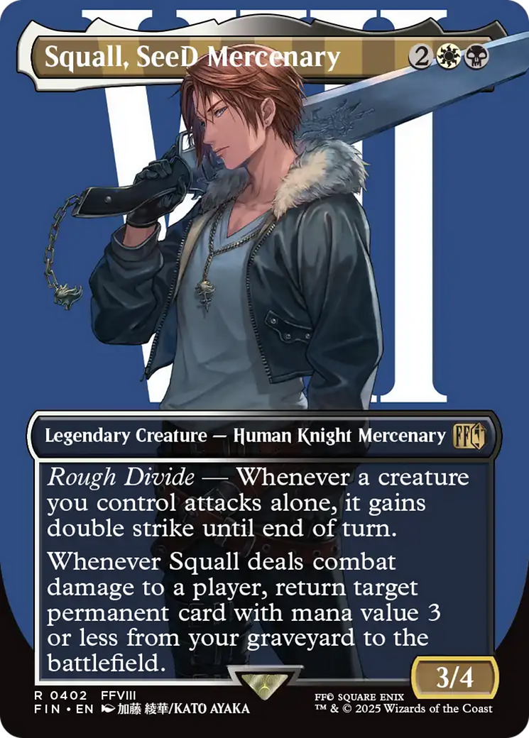 Squall, SeeD Mercenary (Borderless) [FINAL FANTASY] - The Mythic Store | 24h Order Processing