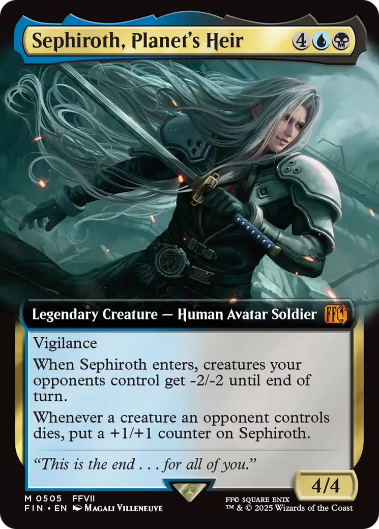 Sephiroth, Planet's Heir (Extended Art) [FINAL FANTASY] - The Mythic Store | 24h Order Processing