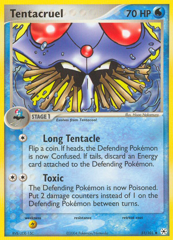 Tentacruel (51/101) [EX: Hidden Legends] - The Mythic Store | 24h Order Processing