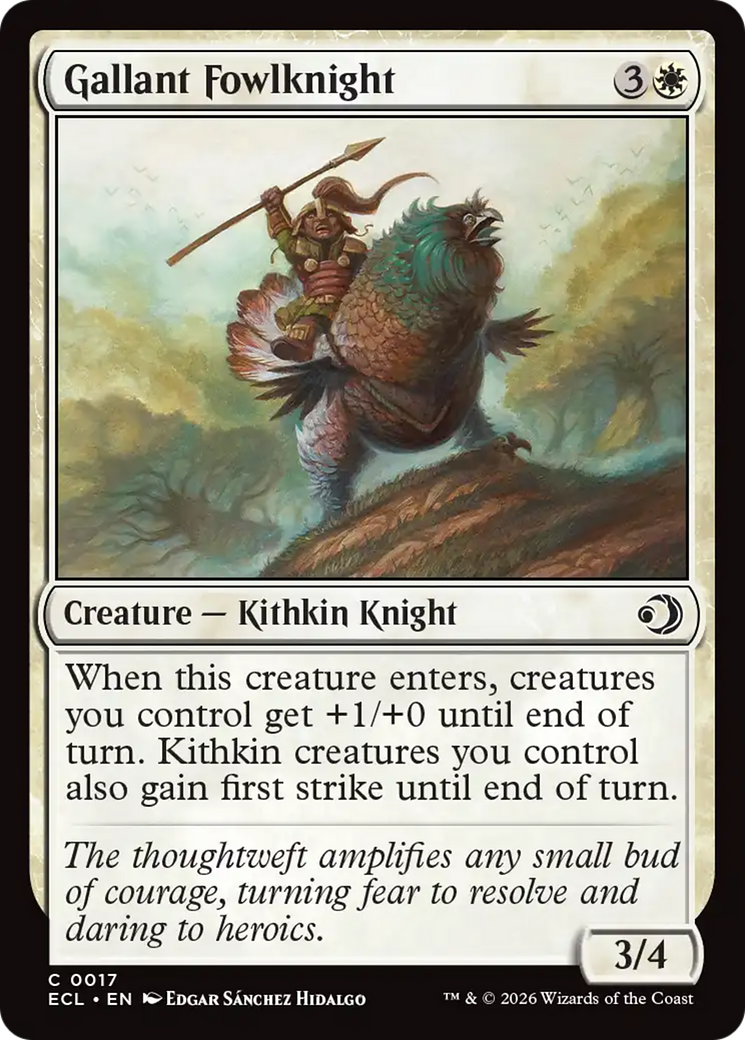 Gallant Fowlknight [Lorwyn Eclipsed] - The Mythic Store | 24h Order Processing