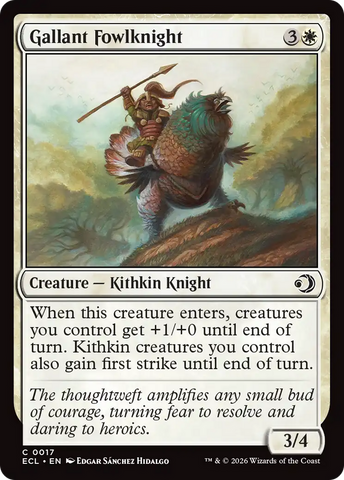 Gallant Fowlknight [Lorwyn Eclipsed] - The Mythic Store | 24h Order Processing