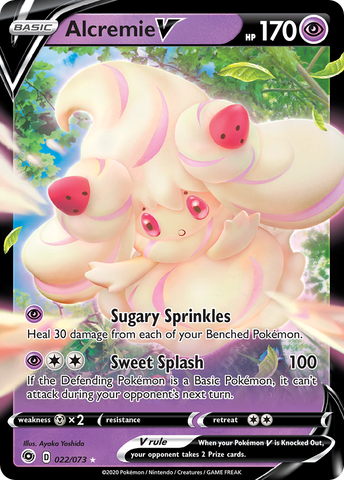 Alcremie V (022/073) [Sword & Shield: Champion's Path] - The Mythic Store | 24h Order Processing