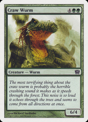 Craw Wurm [Ninth Edition] - The Mythic Store | 24h Order Processing