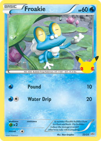 Froakie (22/25) [McDonald's 25th Anniversary] - The Mythic Store | 24h Order Processing