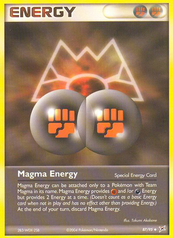 Magma Energy (87/95) [EX: Team Magma vs Team Aqua] - The Mythic Store | 24h Order Processing