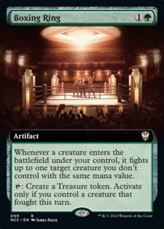 Boxing Ring (Extended Art) [Streets of New Capenna Commander] - The Mythic Store | 24h Order Processing