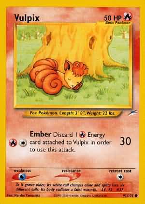 Vulpix (91/105) [Neo Destiny Unlimited] - The Mythic Store | 24h Order Processing